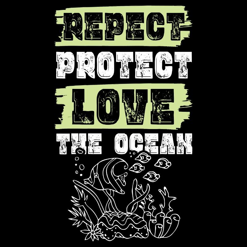 Pollution Love Save the Ocean