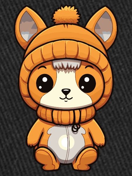 Squirrel Winter Comic Cute