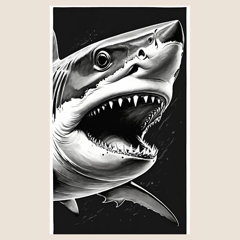 Requin | Grand requin blanc | Créature marine | Poisson