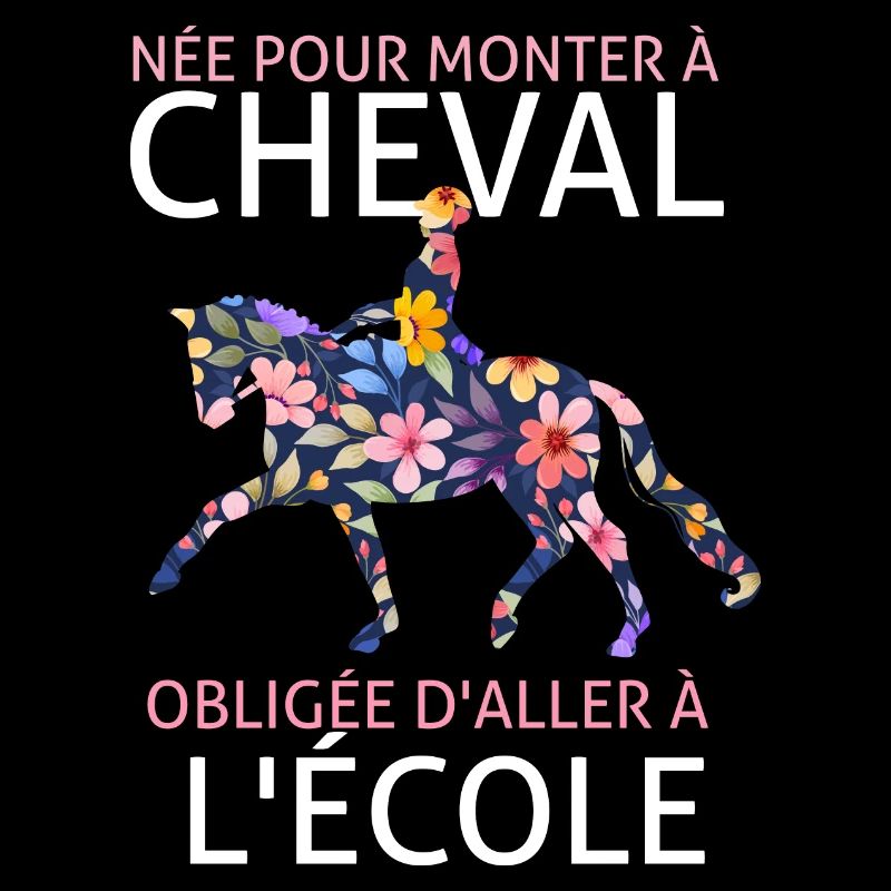 Née pour monter à cheval obligée d'aller à l'école