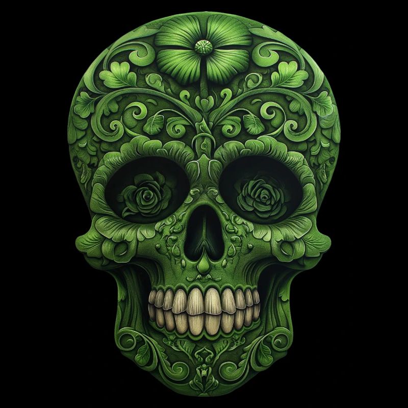 St. Patricks Day - Skull - Irish Bone