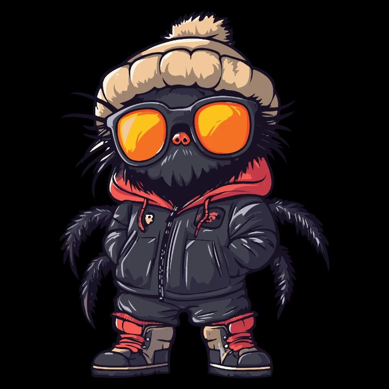 Tarentule Bande dessinée cool