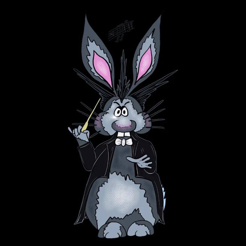 Herbert der Hase als Dirigent