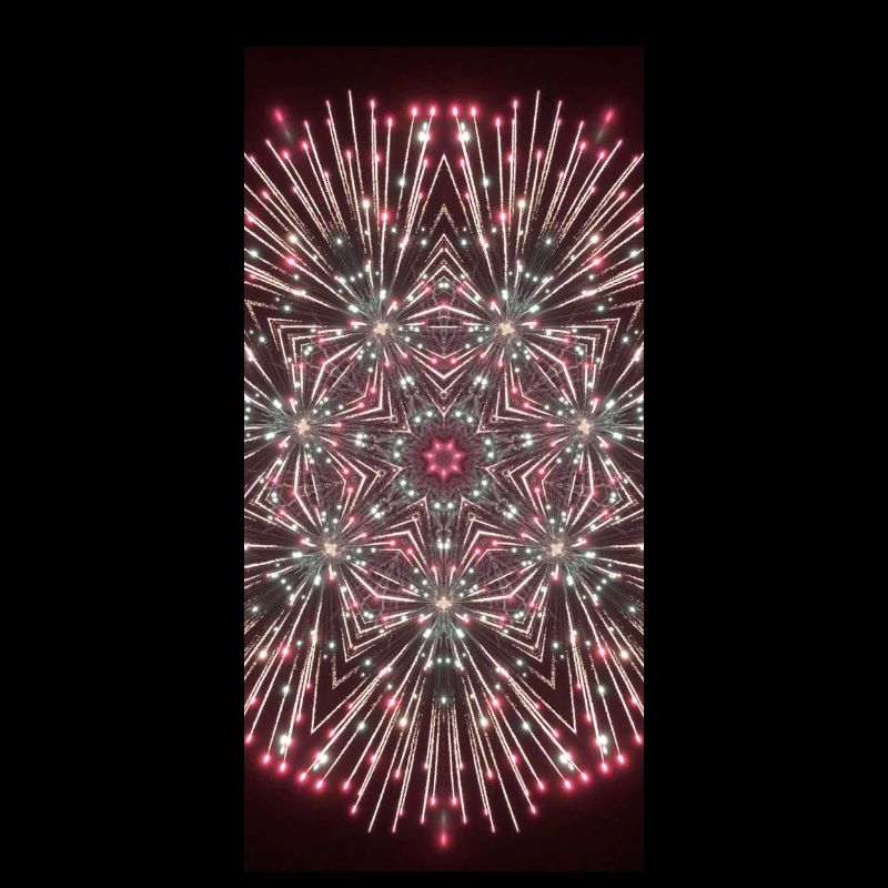 Feux d’artifice mandala