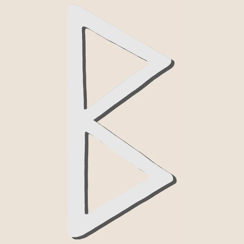 Futhark Runic Alphabet Berkana