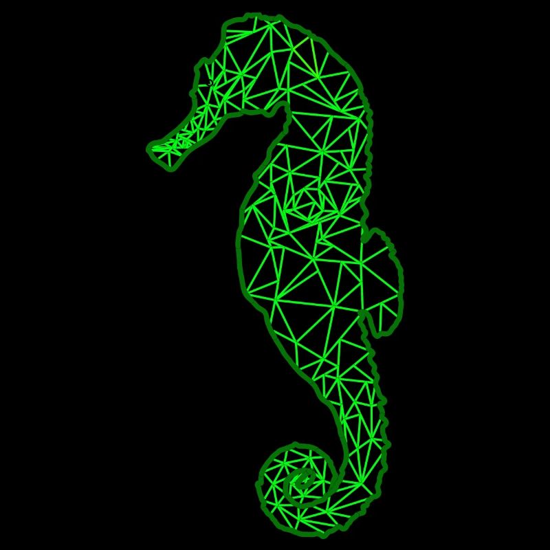 Hippocampe Modern vert
