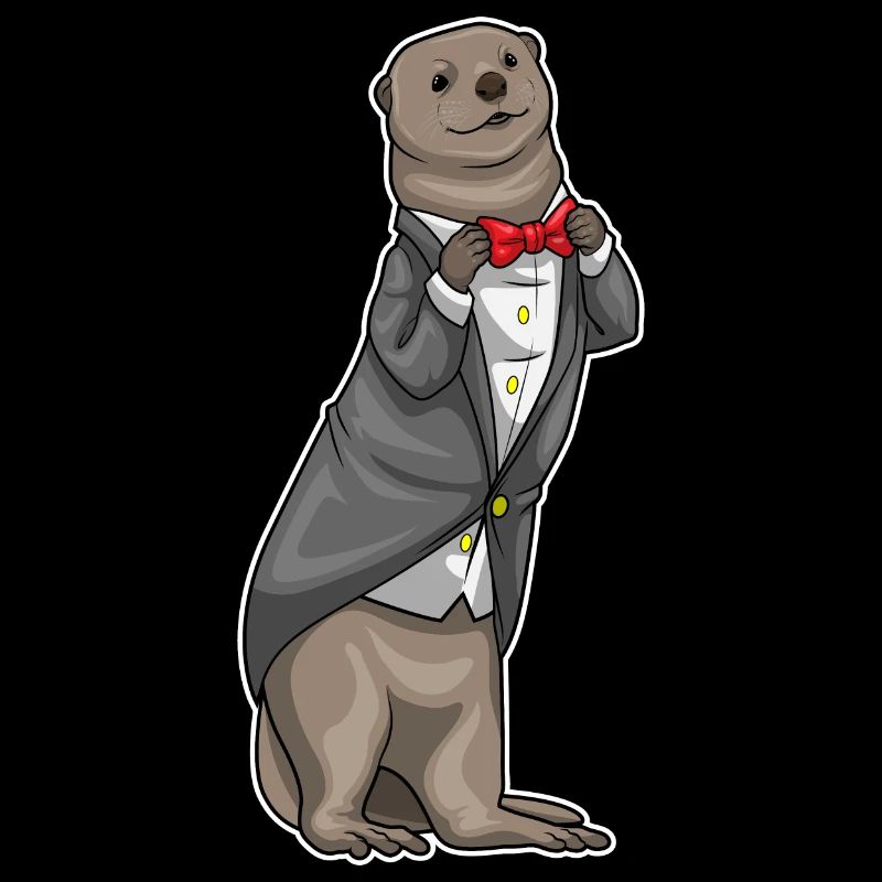 Otter Groom Wedding