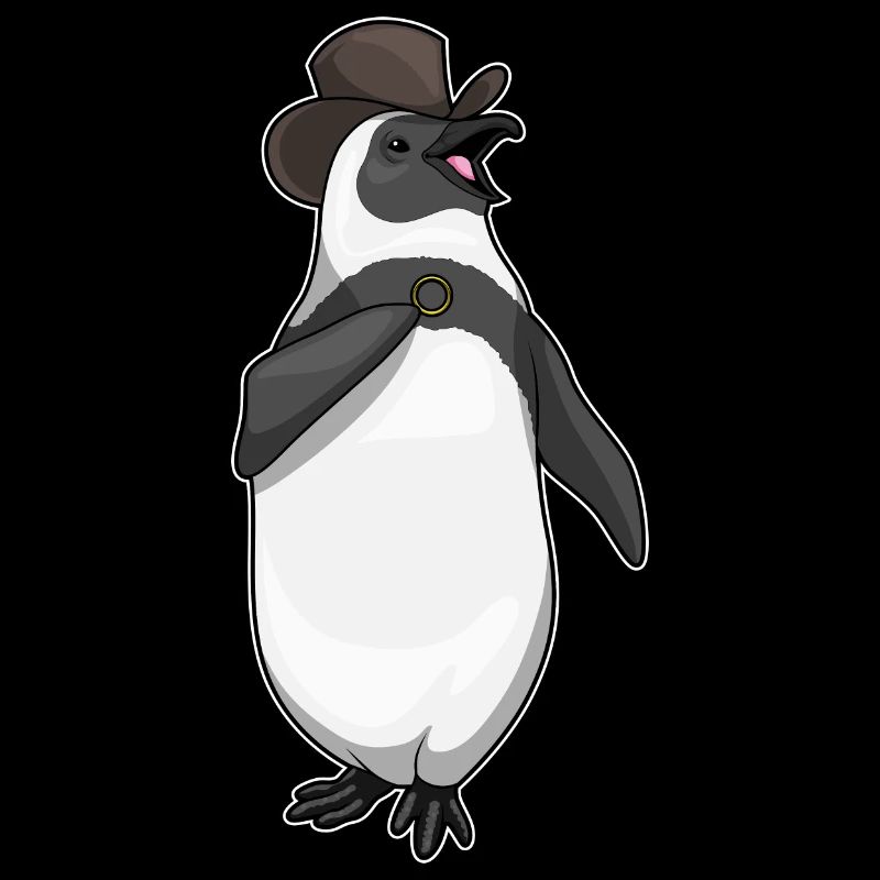 Penguin Groom Wedding Ring