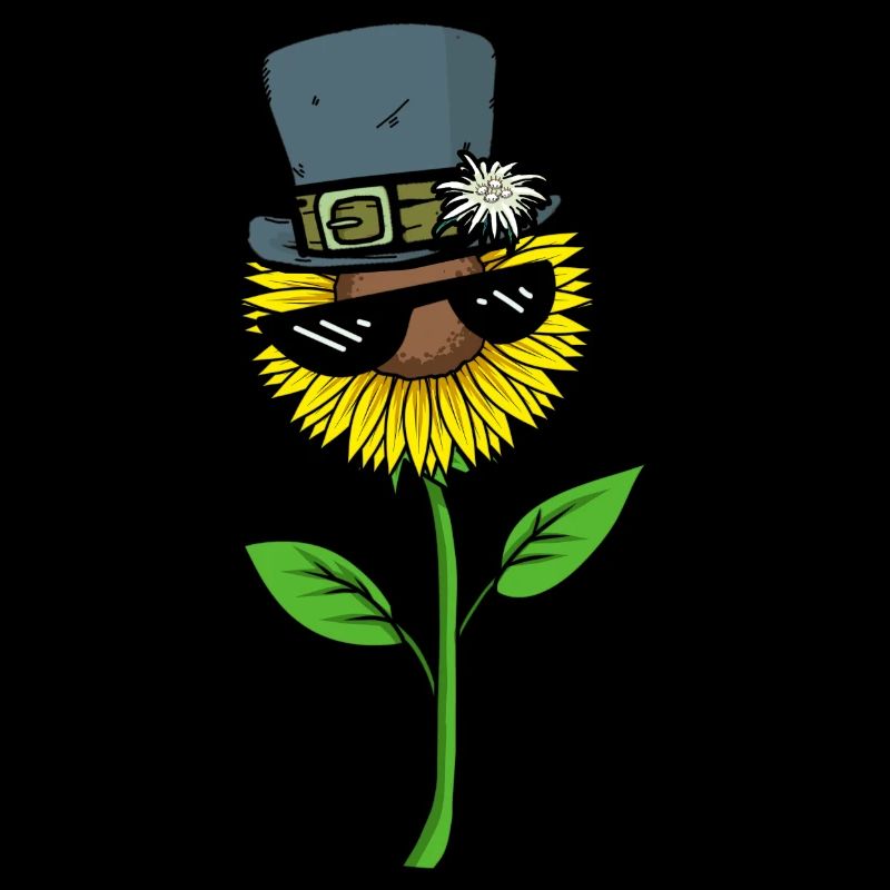 Sunflower Sunglasses Meme Alps Mountains