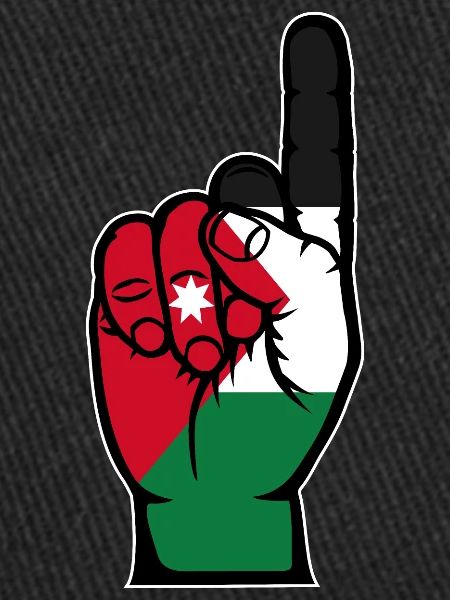 Drapeau jordanien numéro 1