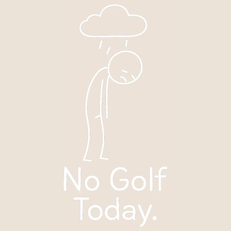 No Golf Today Golfer Gift Idea Golfer