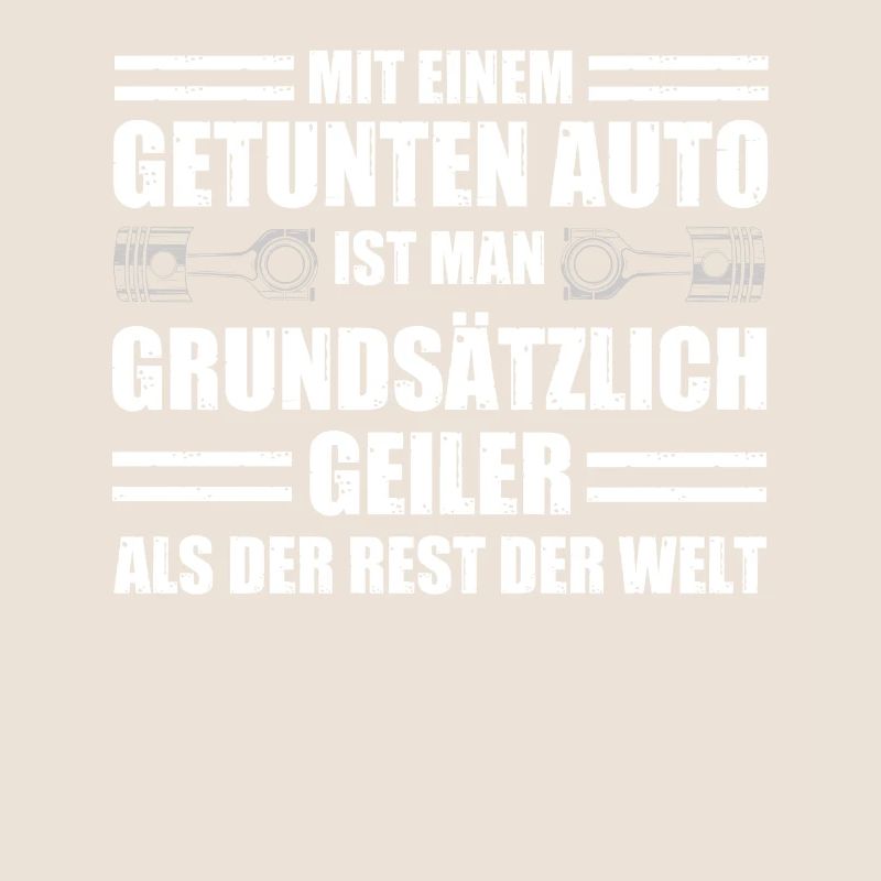 Mit einem getunten Auto Tuning Tuner Schrauber