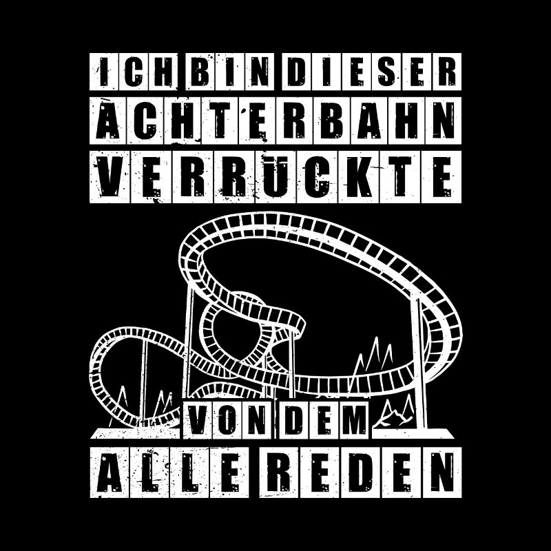 Achterbahn Verrückte Freizeitpark Rollercoaster