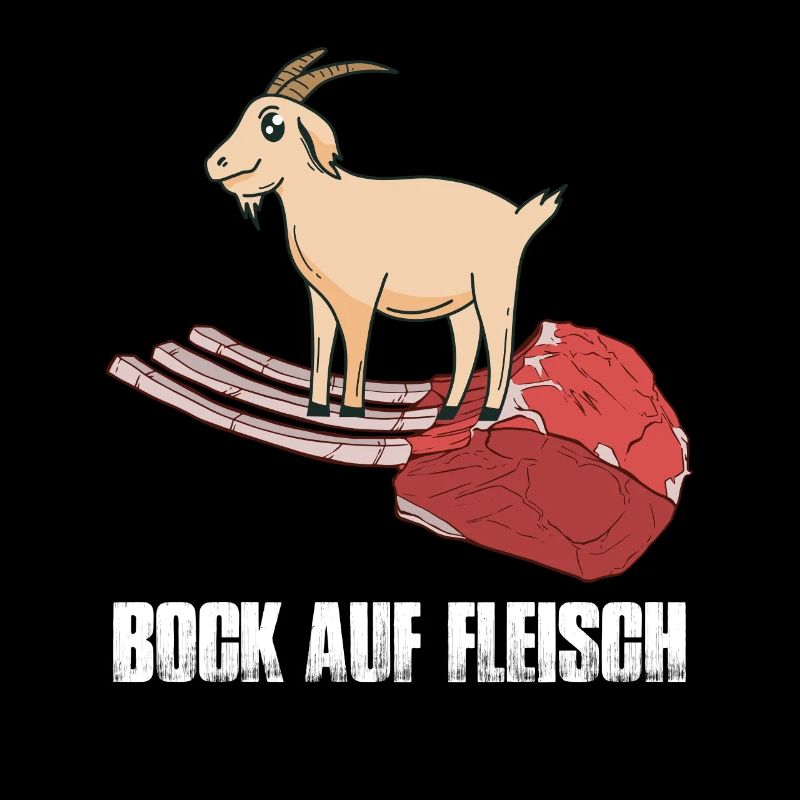 Bock auf Fleisch BBQ Barbecue Grill Grillen