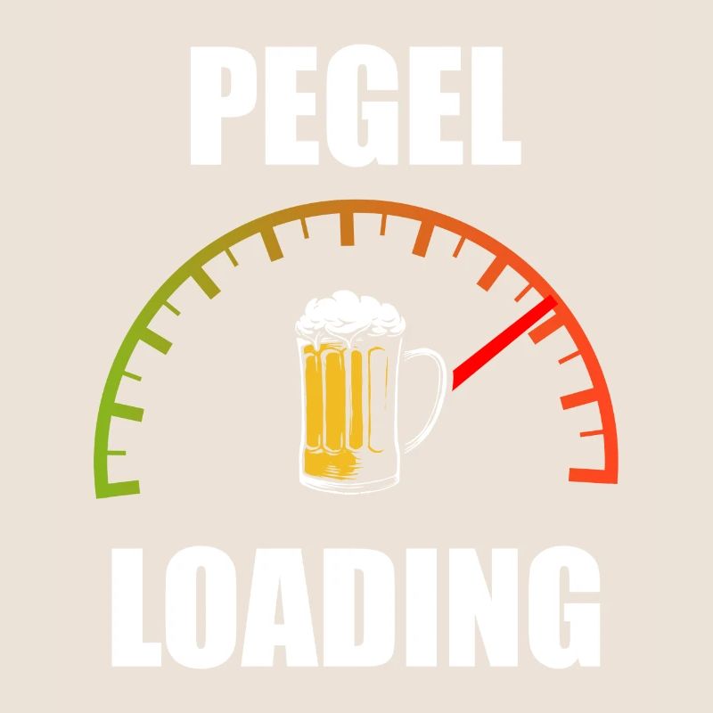 Pegel loading Biertrinker Bierliebhaber Bier Sauf