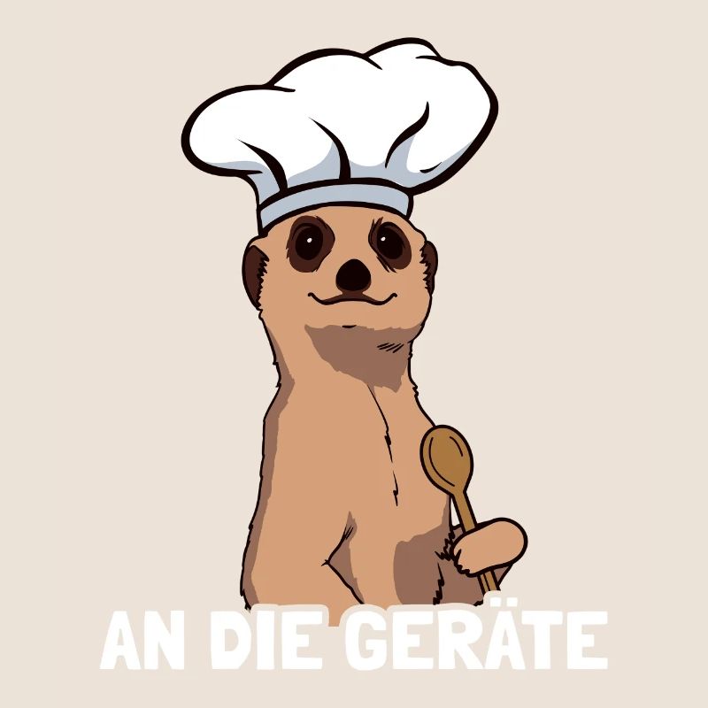 An die Geräte Erdmännchen Koch Backen Bäcker