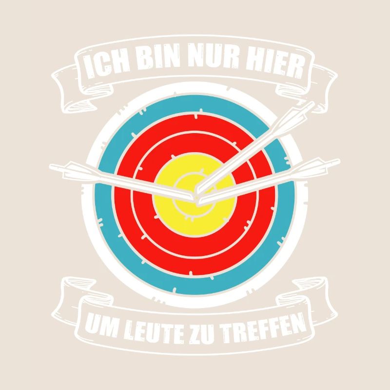 Nur hier Pfeil Bogen Bogenschießen Bogenschütze