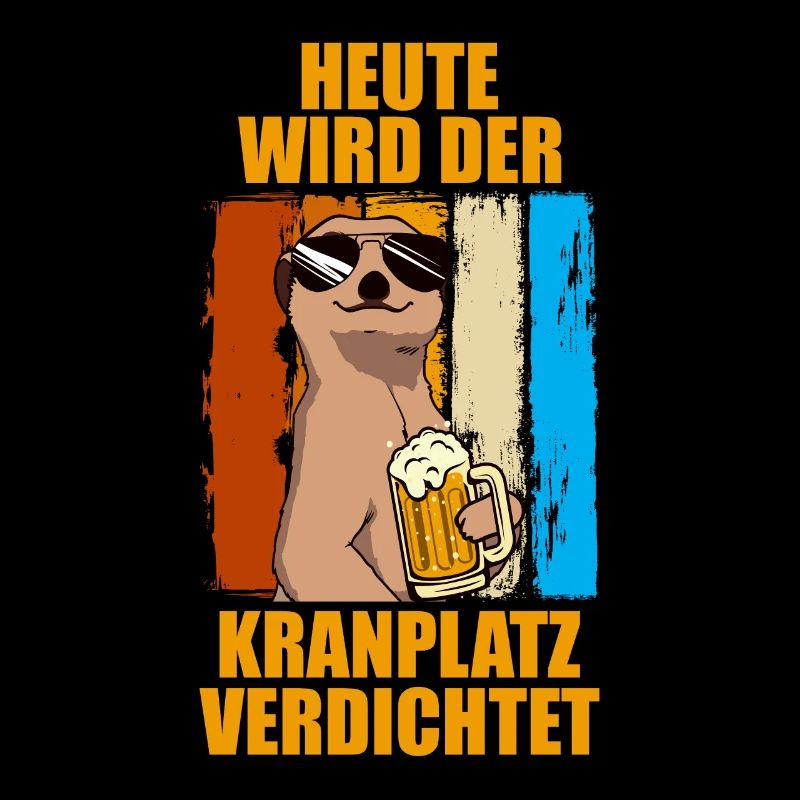 Kranplatz verdichtet Biertrinker Bierliebhaber