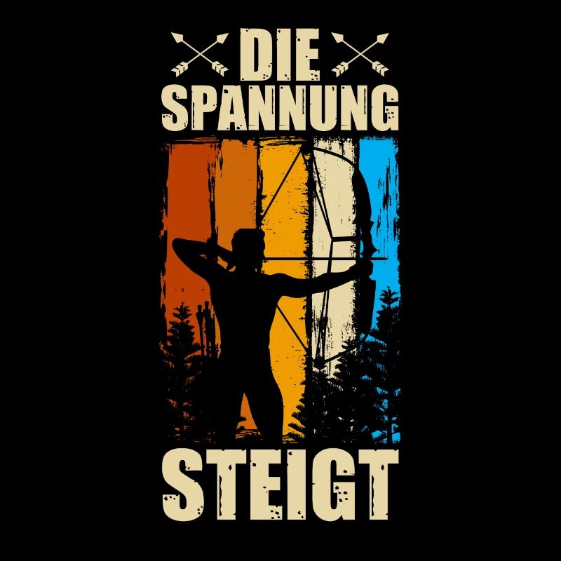 Spannung Pfeil Bogen Bogenschießen Bogenschütze