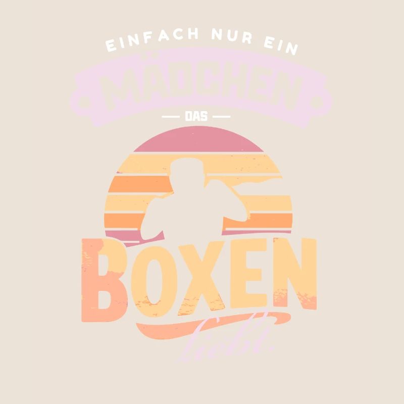 Nur ein Mädchen, das Boxen liebt