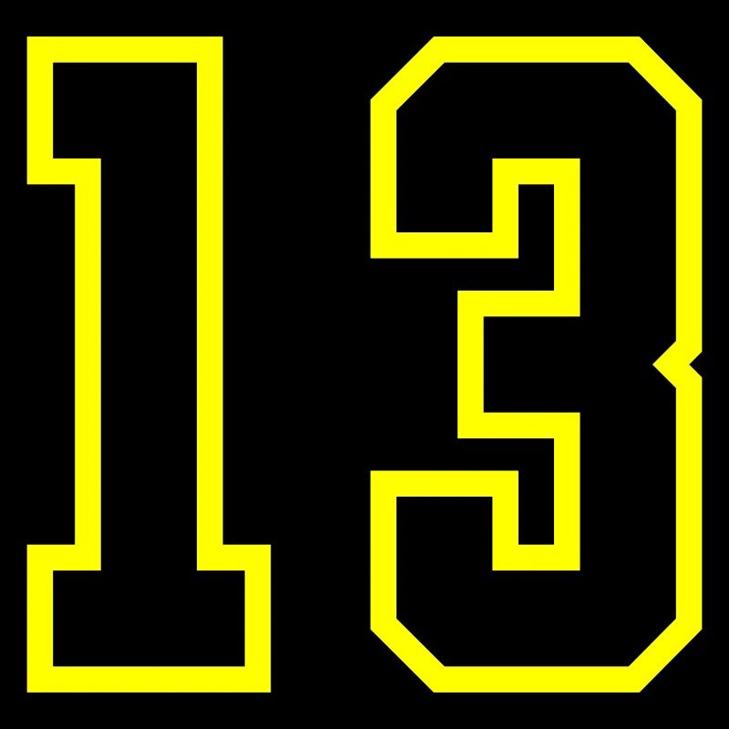 Maillot à 13 numéros
