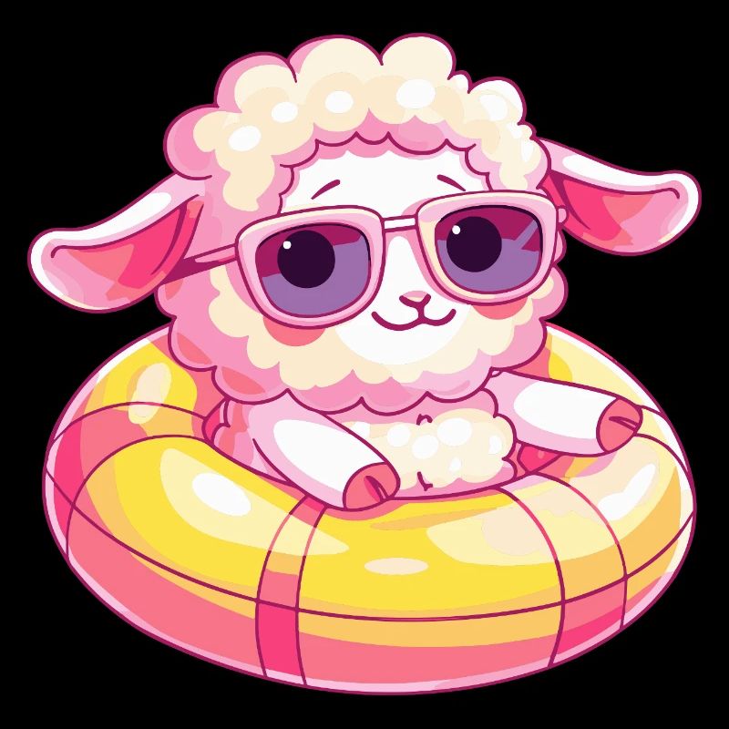 Mouton Bande Dessinée Cool