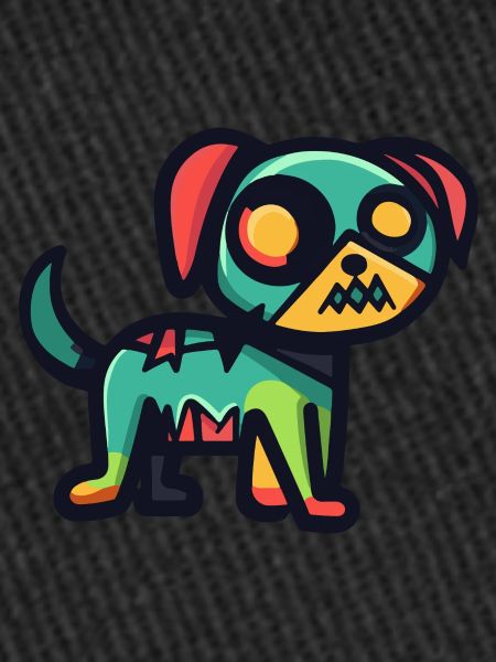 Chien Halloween Zombie