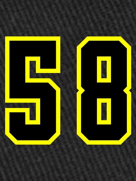 Maillot à 58 numéros