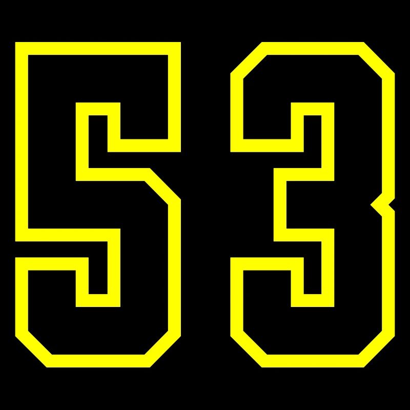 Maillot à 53 numéros