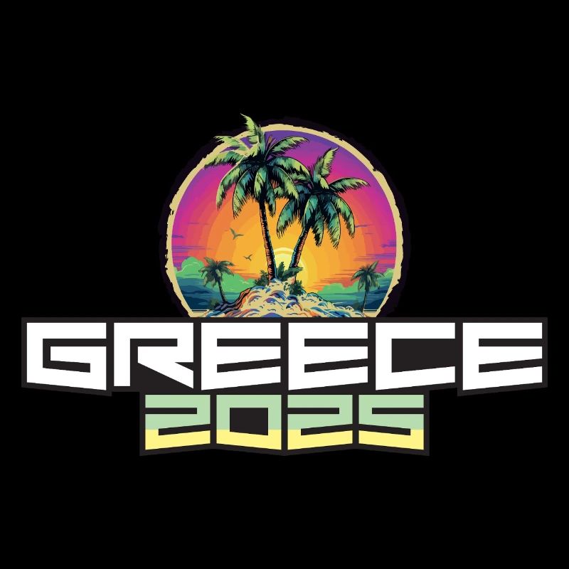 Grèce 2025 Palmiers de vacances