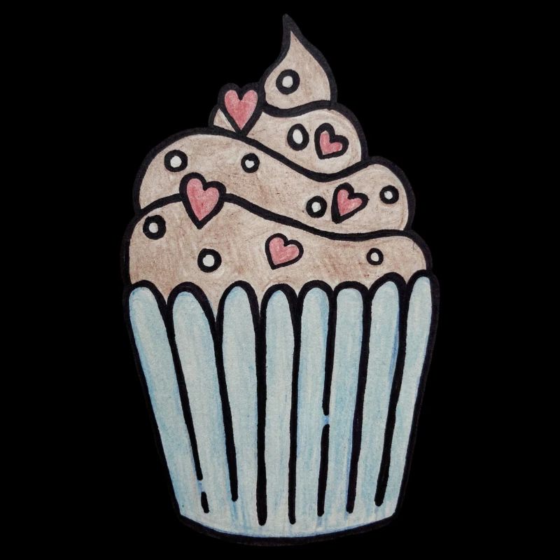 Cupcake mit Herz