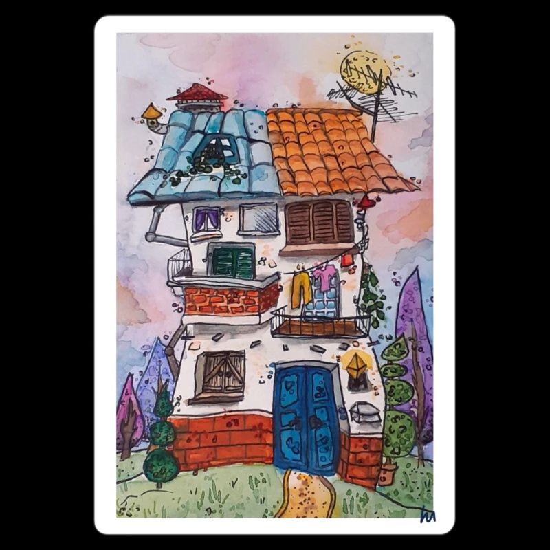 Aquarelle - Maison