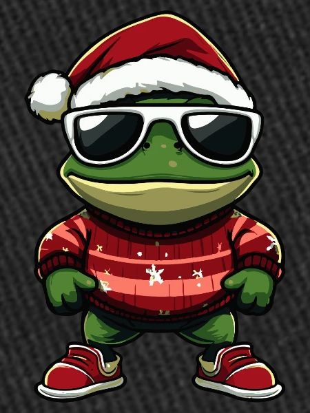 Grenouille Noël Cool Noël