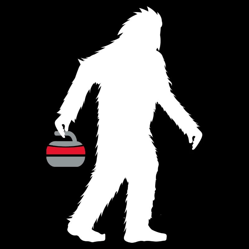 Curling Curling pierre de curling Curling-Yeti