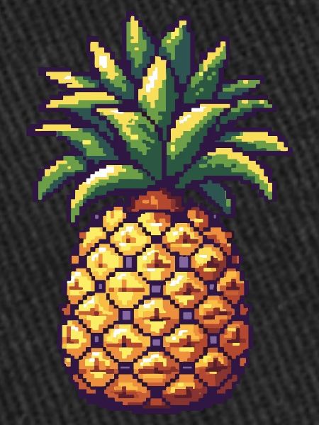 Pineapple Pixel Icon