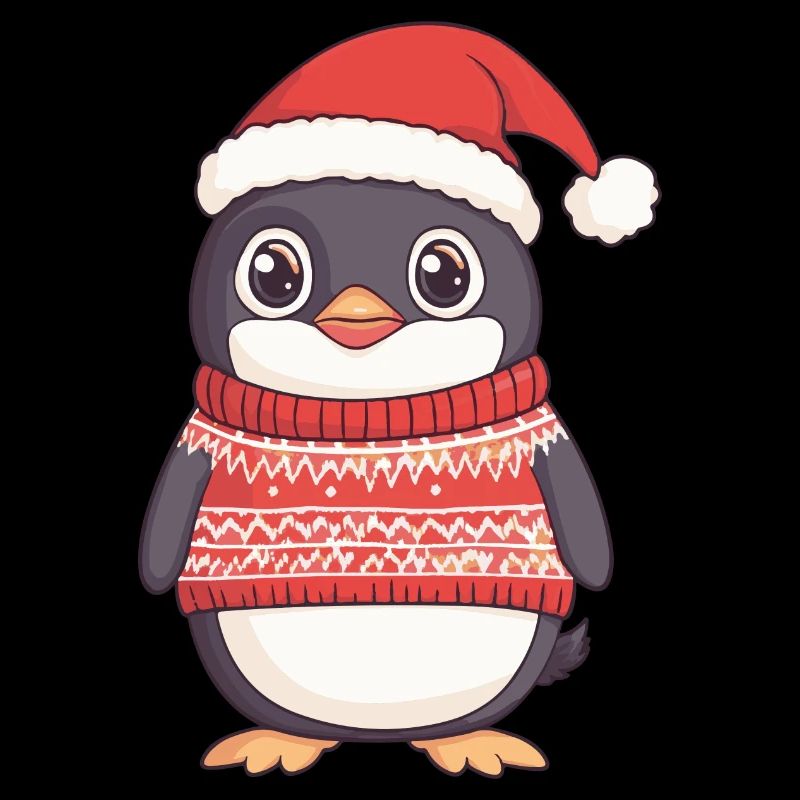 Bande dessinée de Noël Pingouin