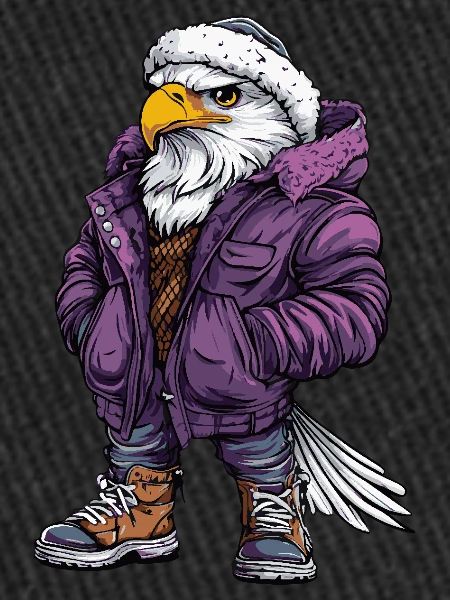 Eagle Funny Winter