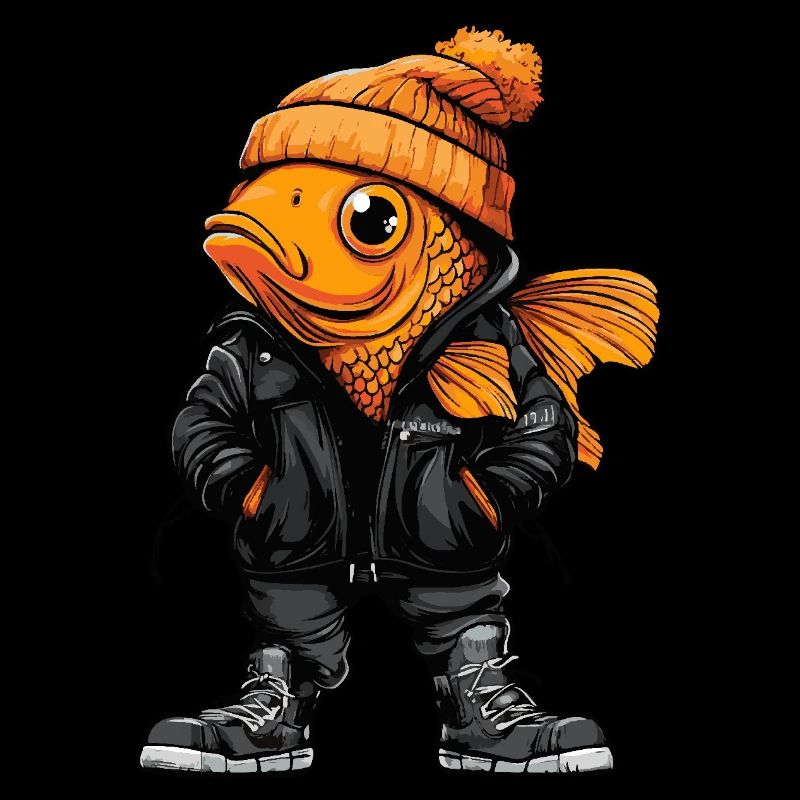 Goldfish Funny Winter