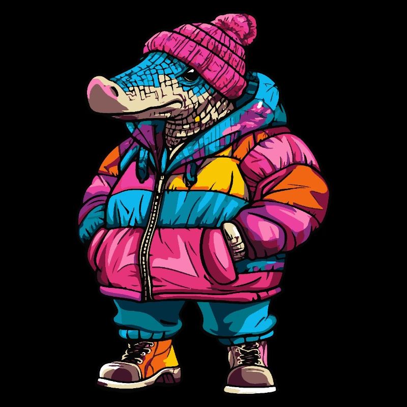Armadillo Funny Winter