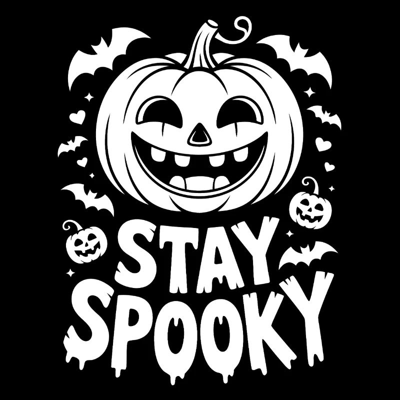 Restez effrayant drôle Halloween Design