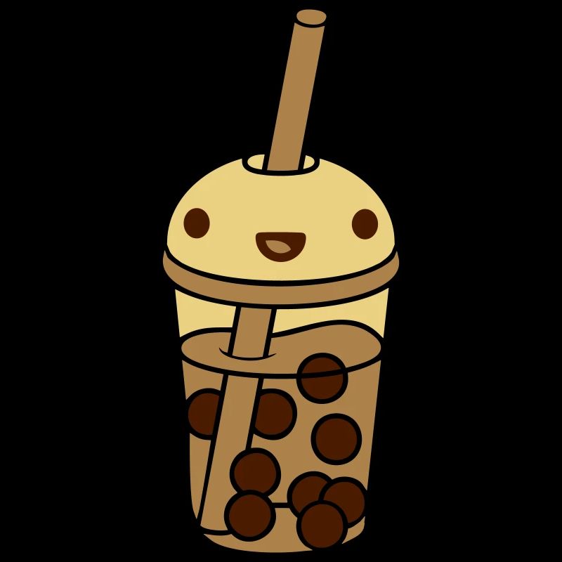 Anime Gesicht Bubble Tea