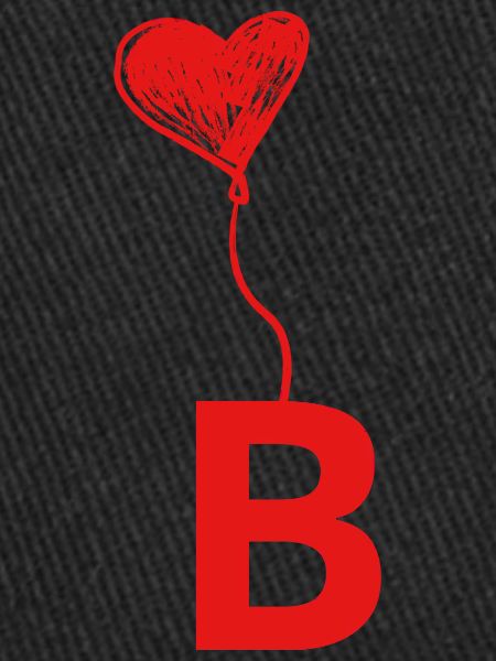 Lettre b cœur