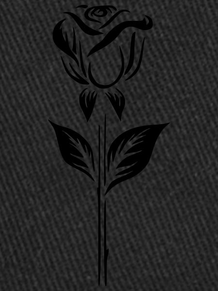 Conception simple d’un logo rose