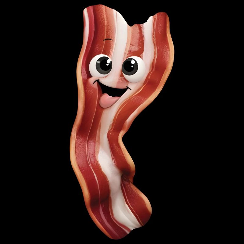 Glücklich Bacon