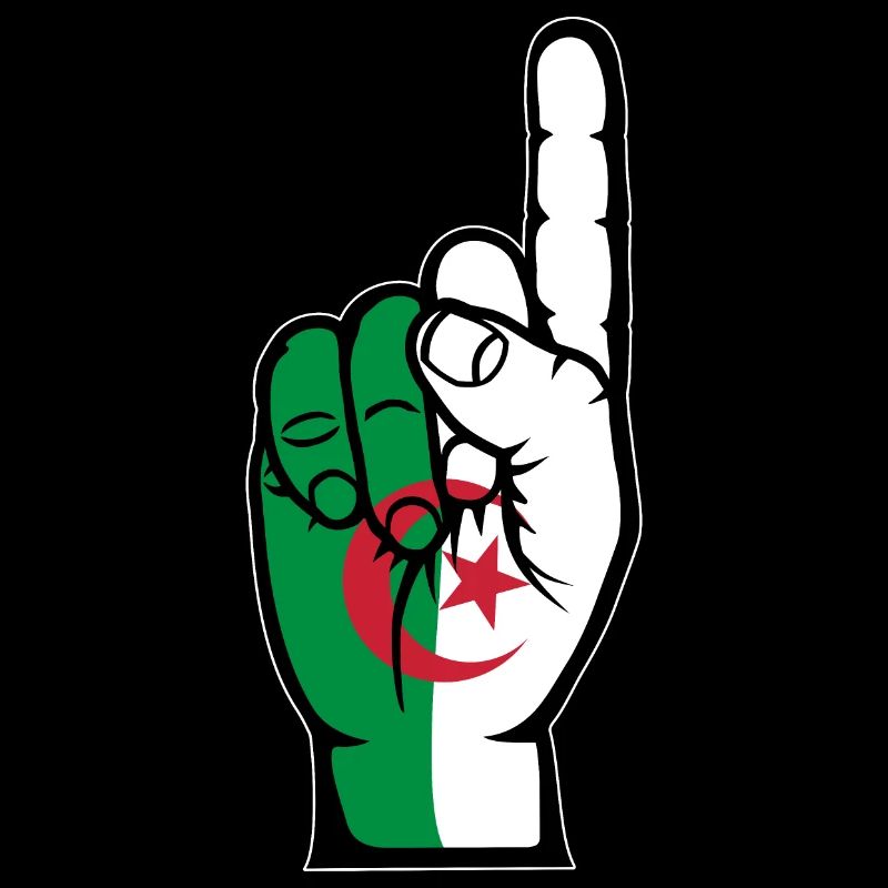 Drapeau numéro 1 de l’Algérie