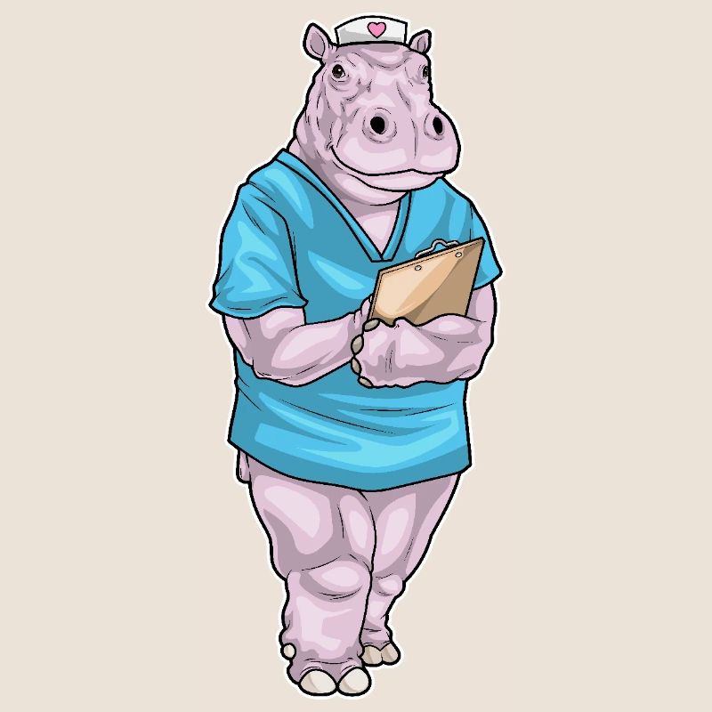 Infirmière hippopotame