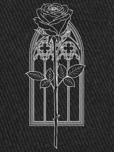 Rose in Gothic Window