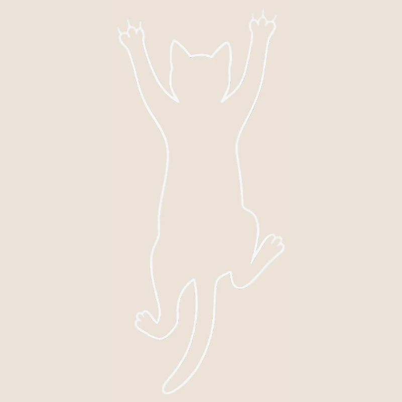 Chat grimpant.