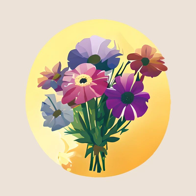 Bouquet de fleurs fleuristerie