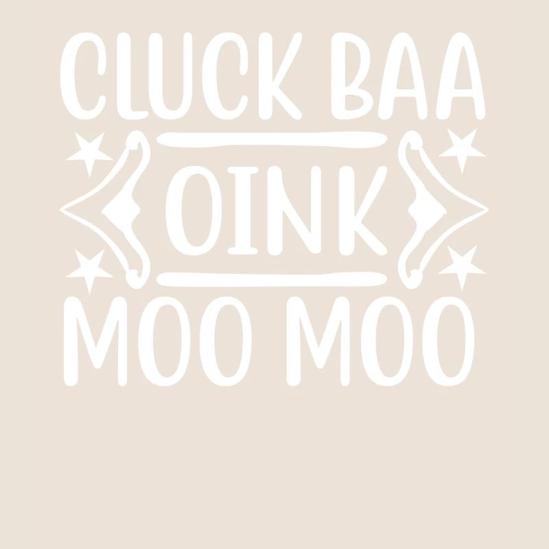 Gloussement Baa Oink Muh Muh -